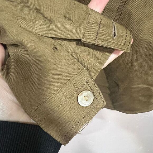 VINTAGE Gucci (1970’s) Military Button Down Top - Picture 7 of 16